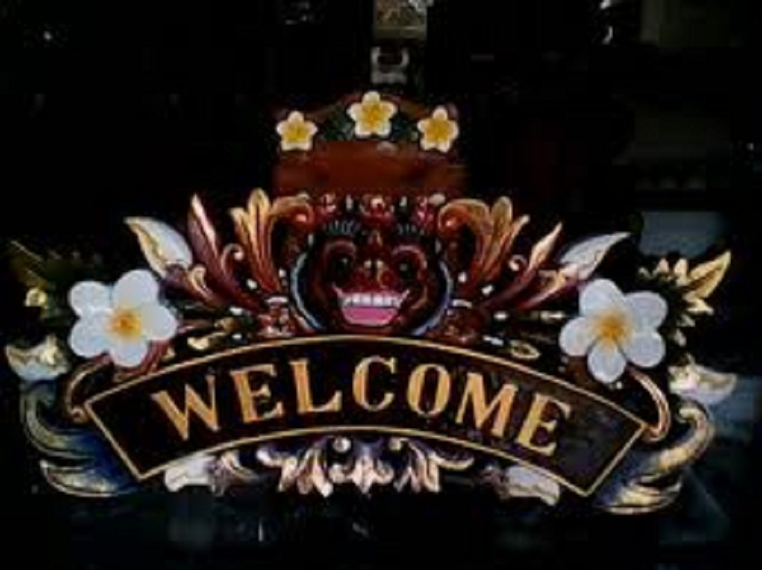 2. papan nama Bali 1